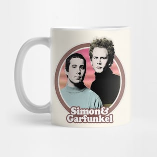 Simon & Garfunkel /// Original Retro Fan Art Design Mug